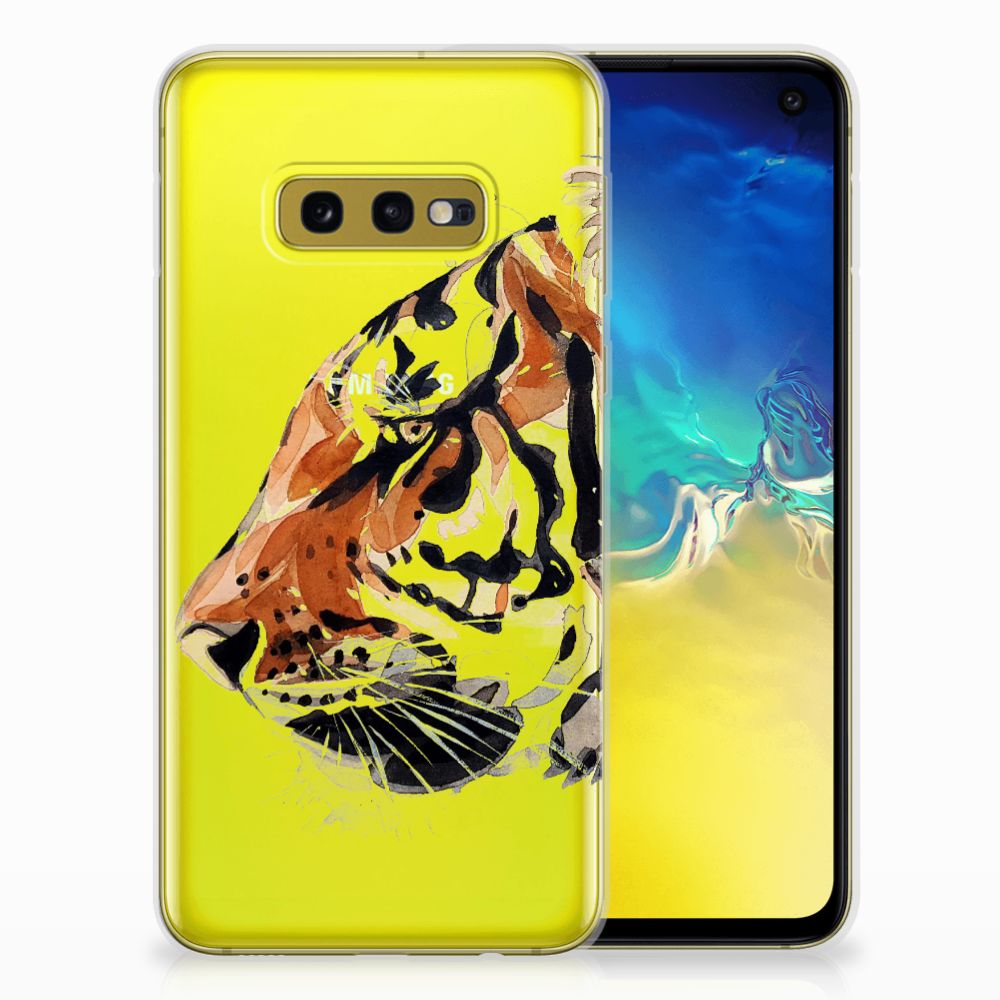 Hoesje maken Samsung Galaxy S10e Watercolor Tiger