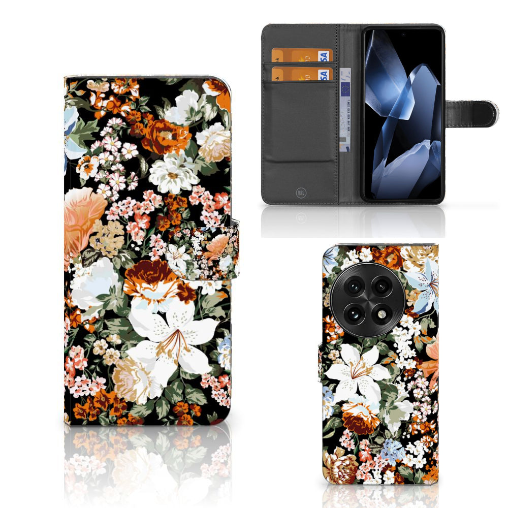 Hoesje voor OnePlus 13 Dark Flowers