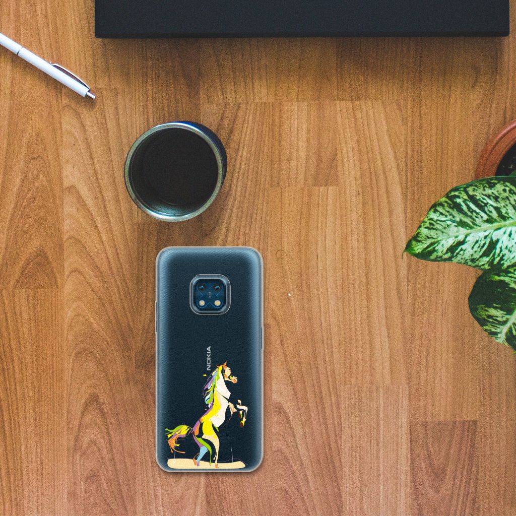 Nokia XR20 Telefoonhoesje met Naam Horse Color B2C Telecom