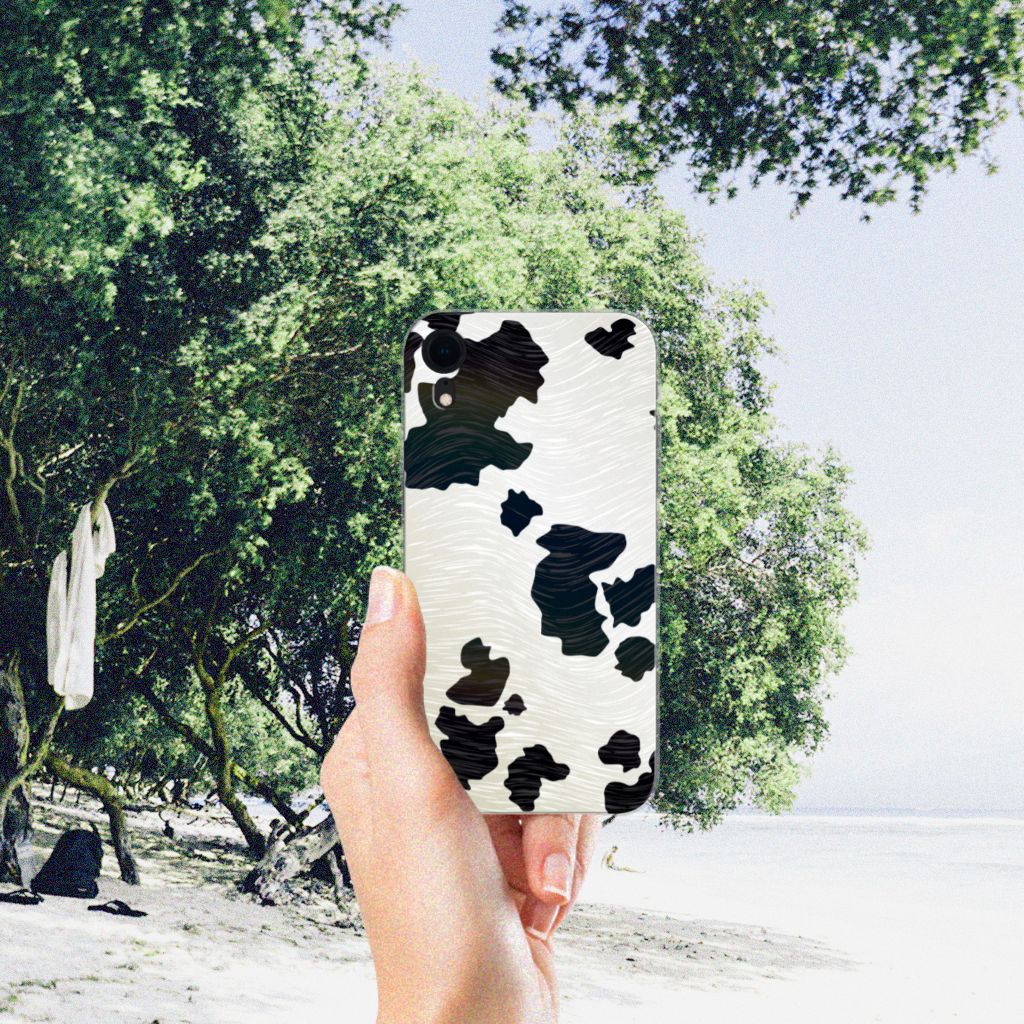 Apple iPhone Xr TPU Hoesje Koeienvlekken