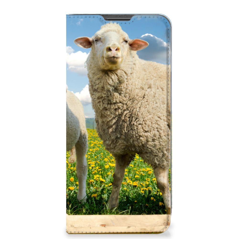 Motorola Moto G22 Hoesje maken Schaap en Lammetje - B2C Telecom