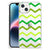 Apple iPhone 14 Plus Doorzichtige Silicone Hoesje Zigzag Groen B2C Telecom