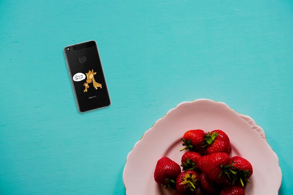 Huawei P10 Lite Telefoonhoesje met Naam Giraffe