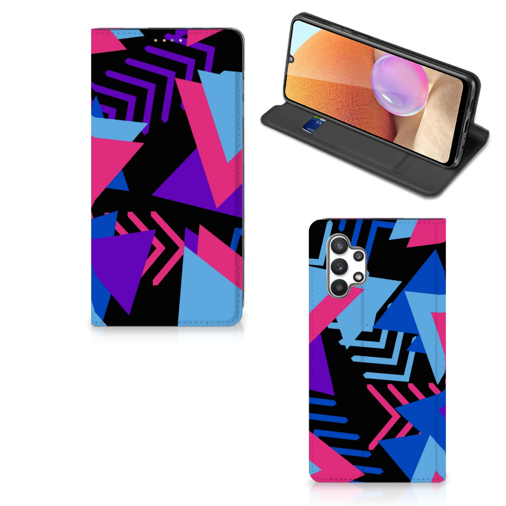 Samsung Galaxy A32 4G | A32 5G Enterprise Editie Stand Case Funky Triangle - B2C Telecom