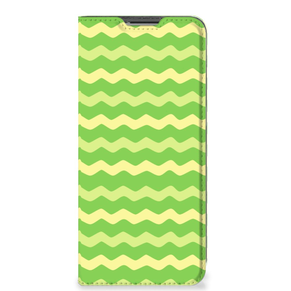 OPPO Find X5 Lite | Reno7 5G Hoesje met Magneet Waves Green - B2C Telecom