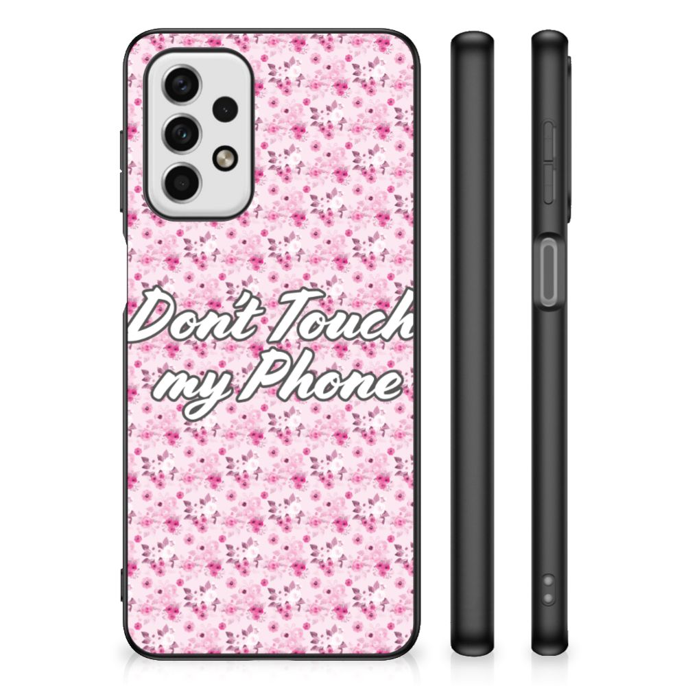 Samsung Galaxy A23 Telefoon Hoesje Flowers Pink DTMP B2C Telecom