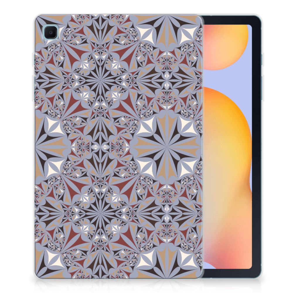 Samsung Galaxy Tab S6 Lite | S6 Lite (2022) Tablet Back Cover Flower Tiles