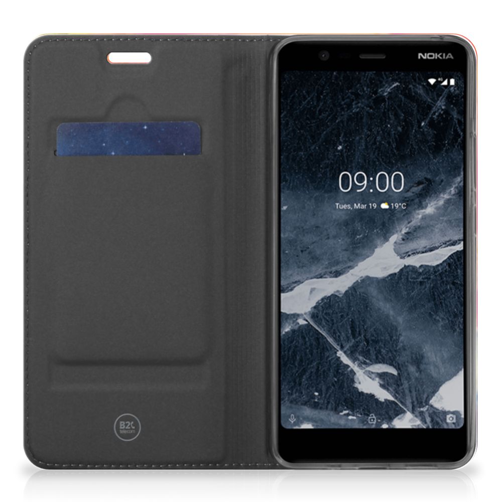 Bookcase Nokia 5.1 (2018) Watercolor Dark