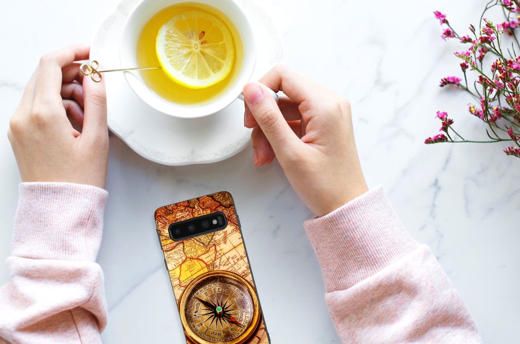 Samsung Galaxy S10 Silicone Hoesje Kompas B2C Telecom