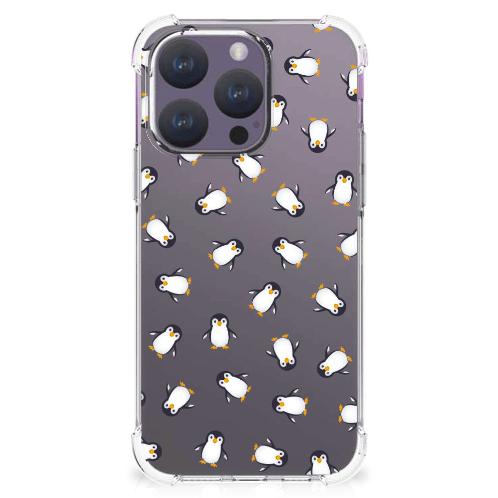 Doorzichtige Silicone Hoesje voor iPhone 15 Pro Pinguïn B2C Telecom