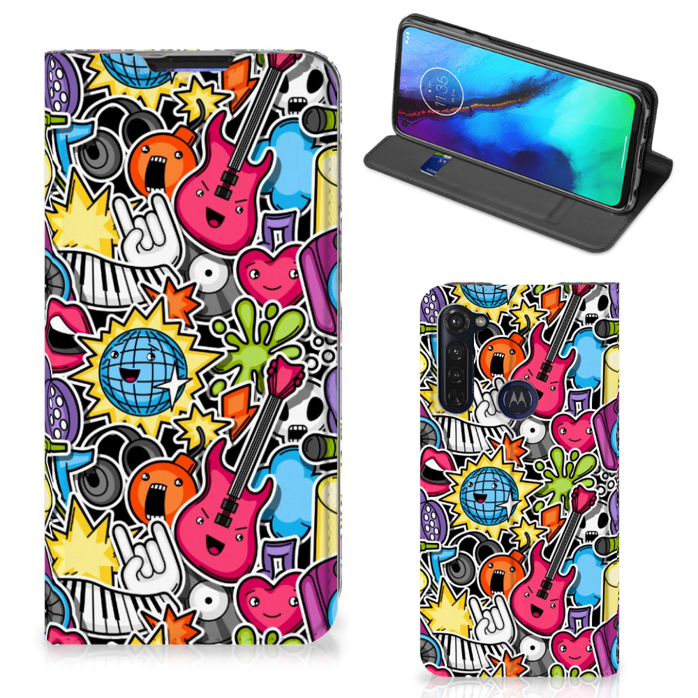 Motorola Moto G Pro Hippe Standcase Punk Rock - B2C Telecom