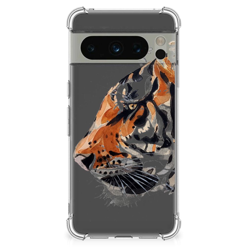 Back Cover Google Pixel 8 Pro Watercolor Tiger B2C Telecom