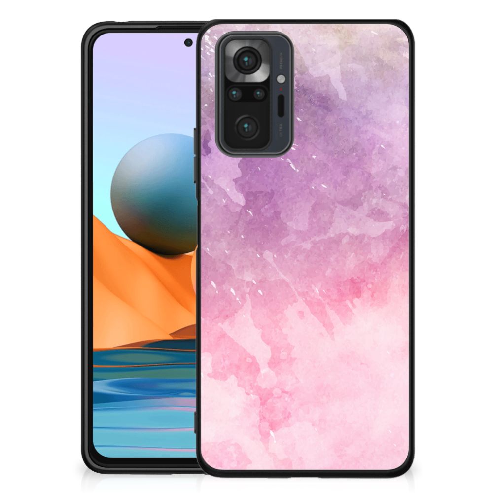 Kleurrijke Telefoonhoesje Xiaomi Redmi Note 10 Pro Pink Purple Paint