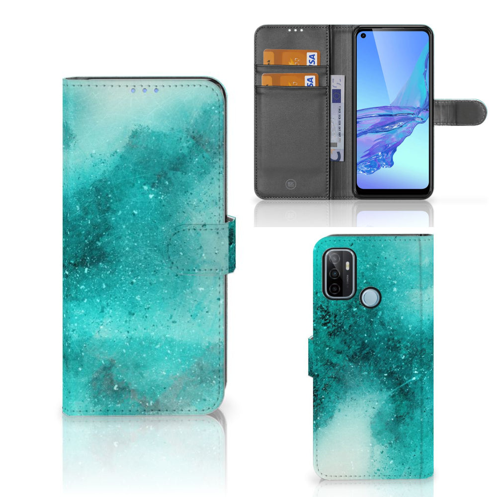 Hoesje OPPO A53 | OPPO A53s Painting Blue