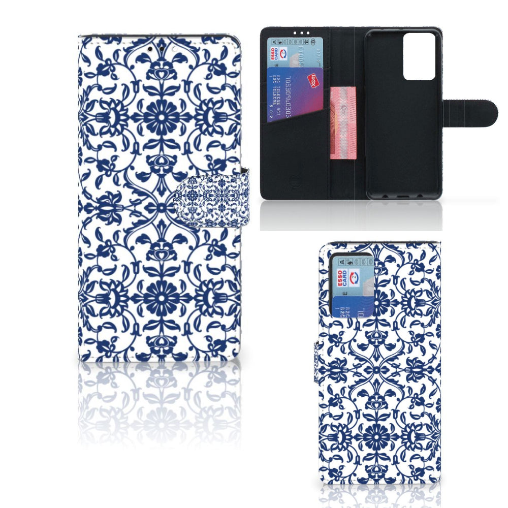 Xiaomi Redmi Note 10 Pro Hoesje Flower Blue