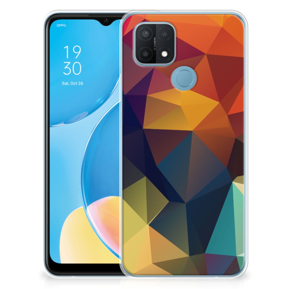 OPPO A15 TPU Hoesje Polygon Color B2C Telecom