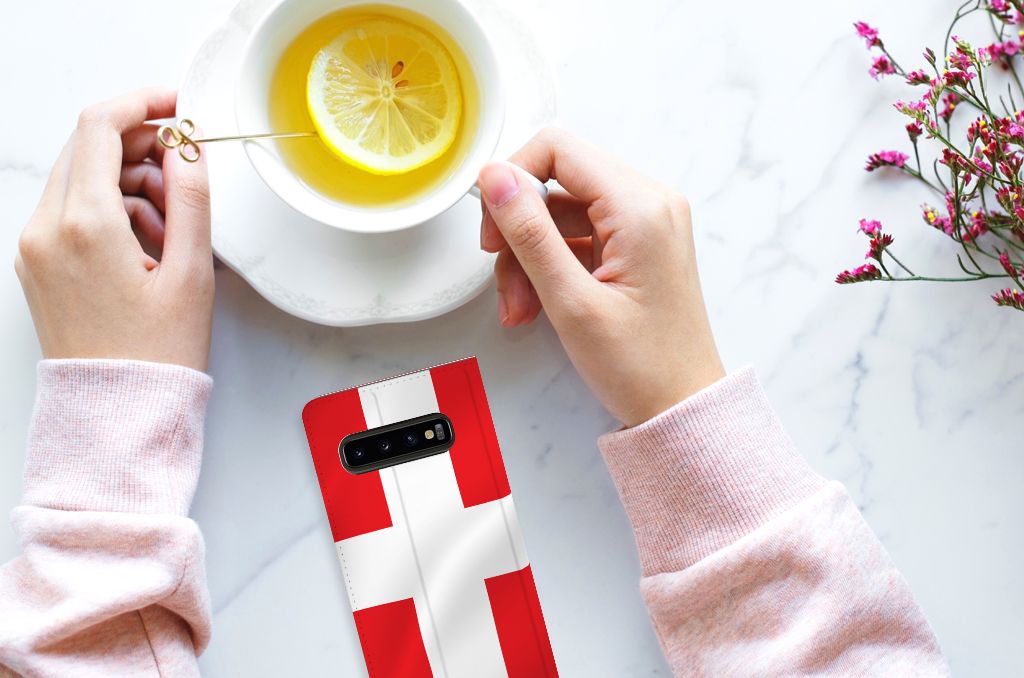 Samsung Galaxy S10 Standcase Denemarken
