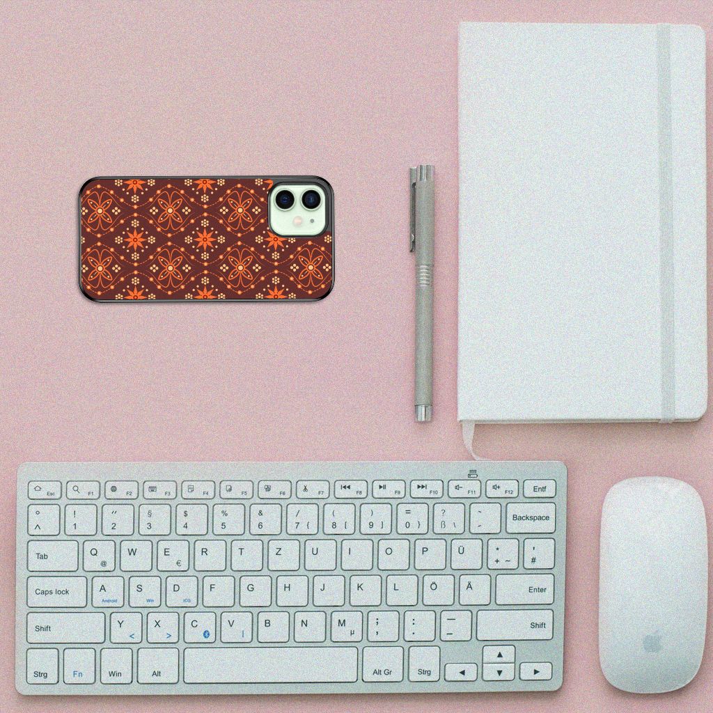 iPhone 12 Mini Bumper Case Batik Brown B2C Telecom
