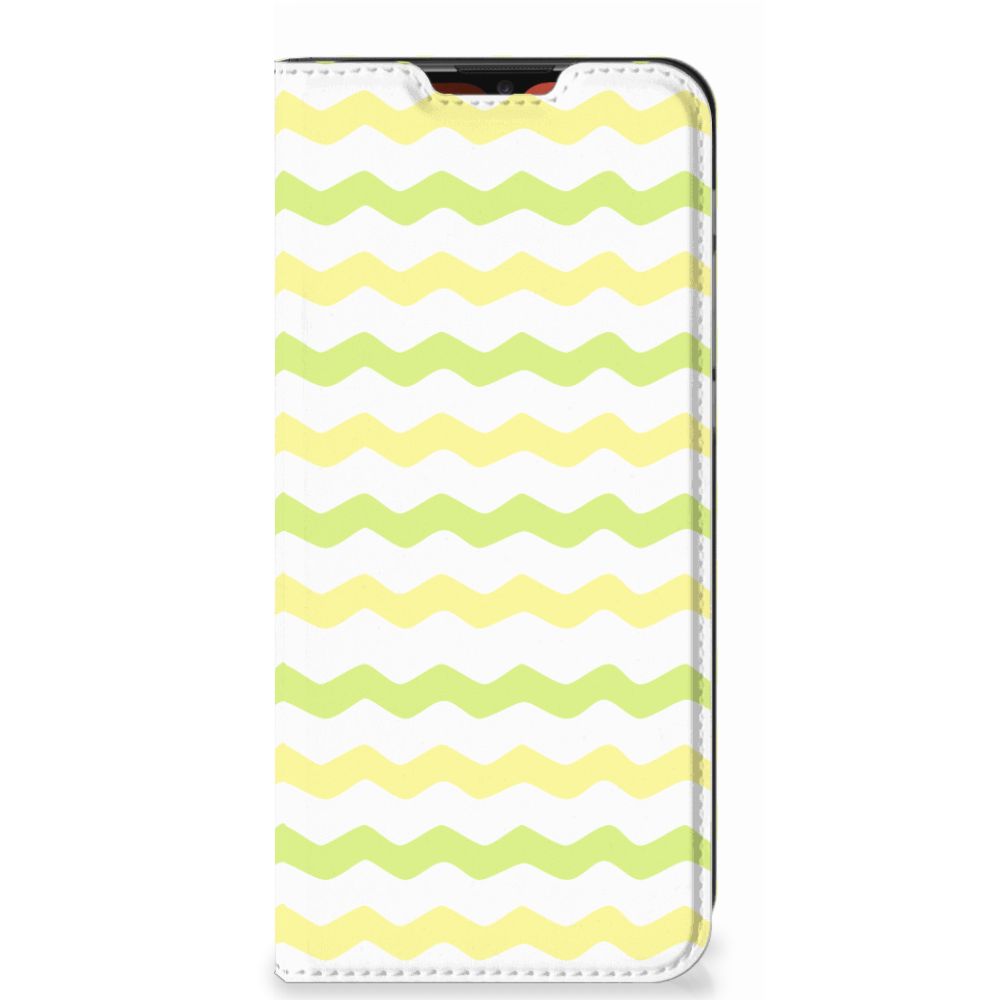 Motorola Moto E7 Power | E7i Power Hoesje met Magneet Waves Yellow - B2C Telecom
