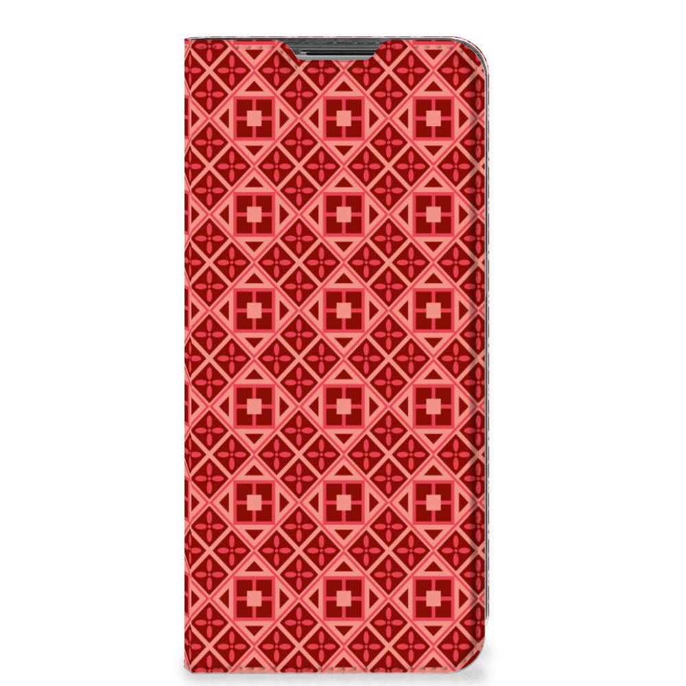 OPPO Find X5 Lite | Reno7 5G Hoesje met Magneet Batik Rood - B2C Telecom
