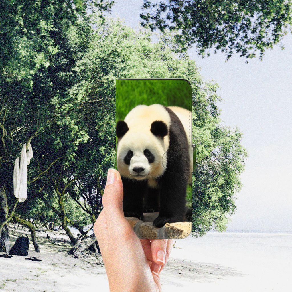 Motorola Moto G32 Telefoonhoesje met Pasjes Panda