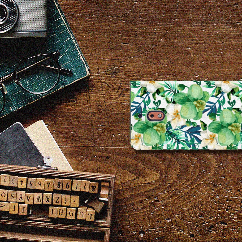 Nokia 2.1 2018 Smart Cover Orchidee Groen