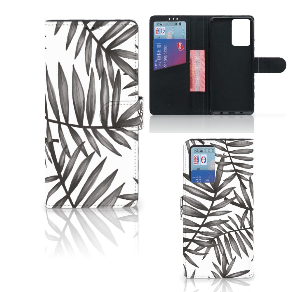 Xiaomi Redmi Note 10 Pro Hoesje Leaves Grey