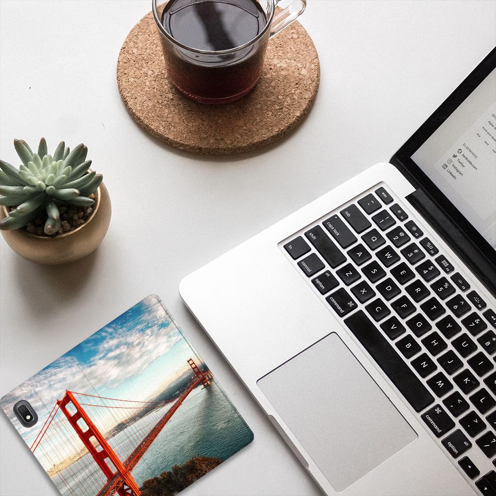 Samsung Galaxy A10 Book Cover Golden Gate Bridge