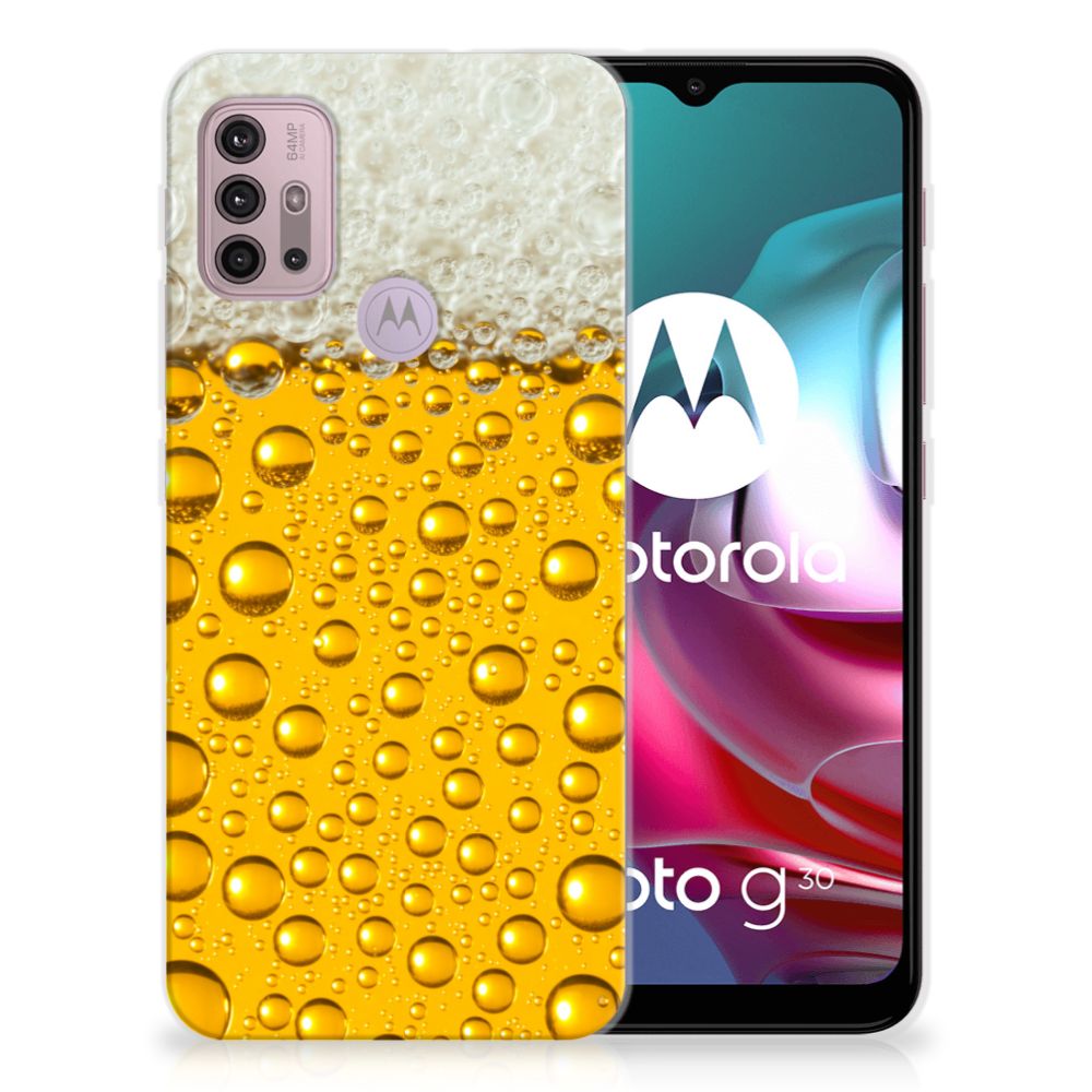 Motorola Moto G30 | G10 Siliconen Case Bier