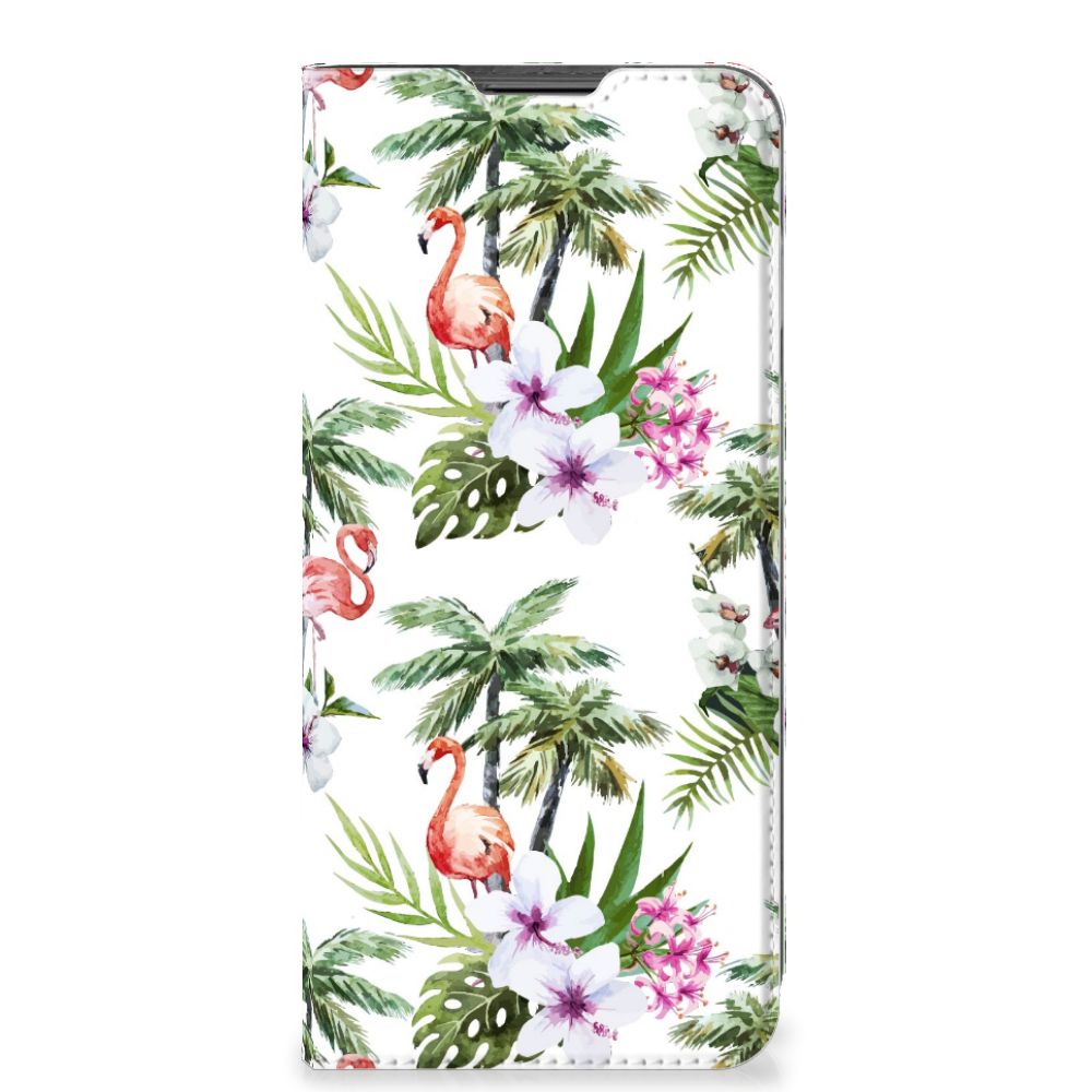 Motorola Moto G22 Hoesje maken Flamingo Palms - B2C Telecom