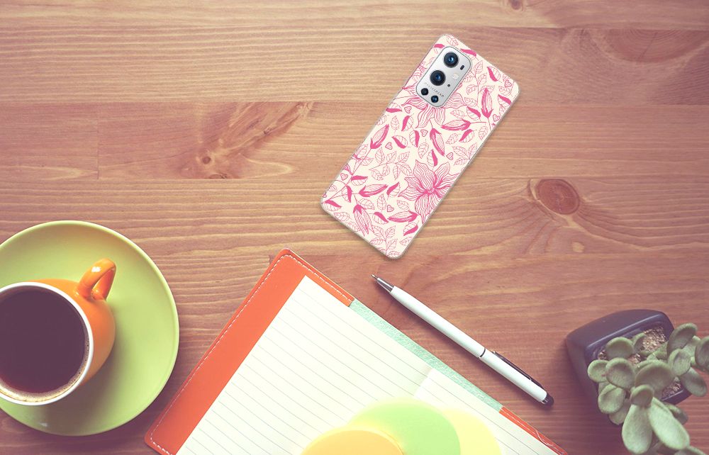 OnePlus 9 Pro TPU Case Pink Flowers B2C Telecom