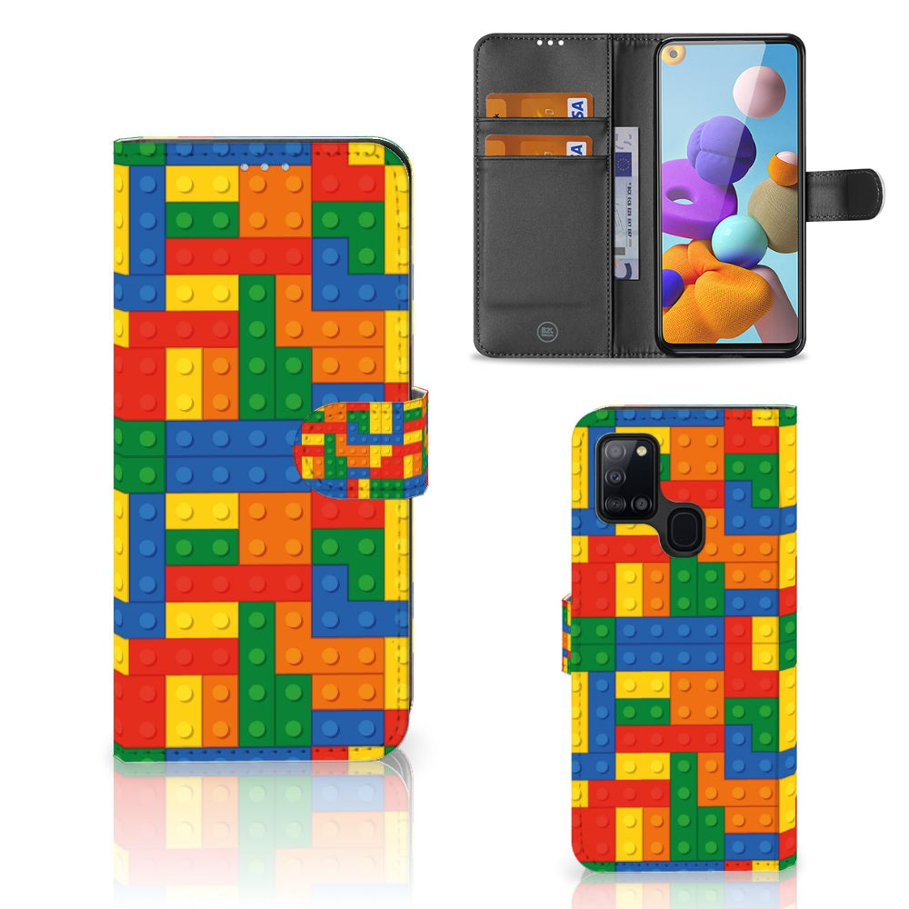 Samsung Galaxy A21s Telefoon Hoesje Blokken