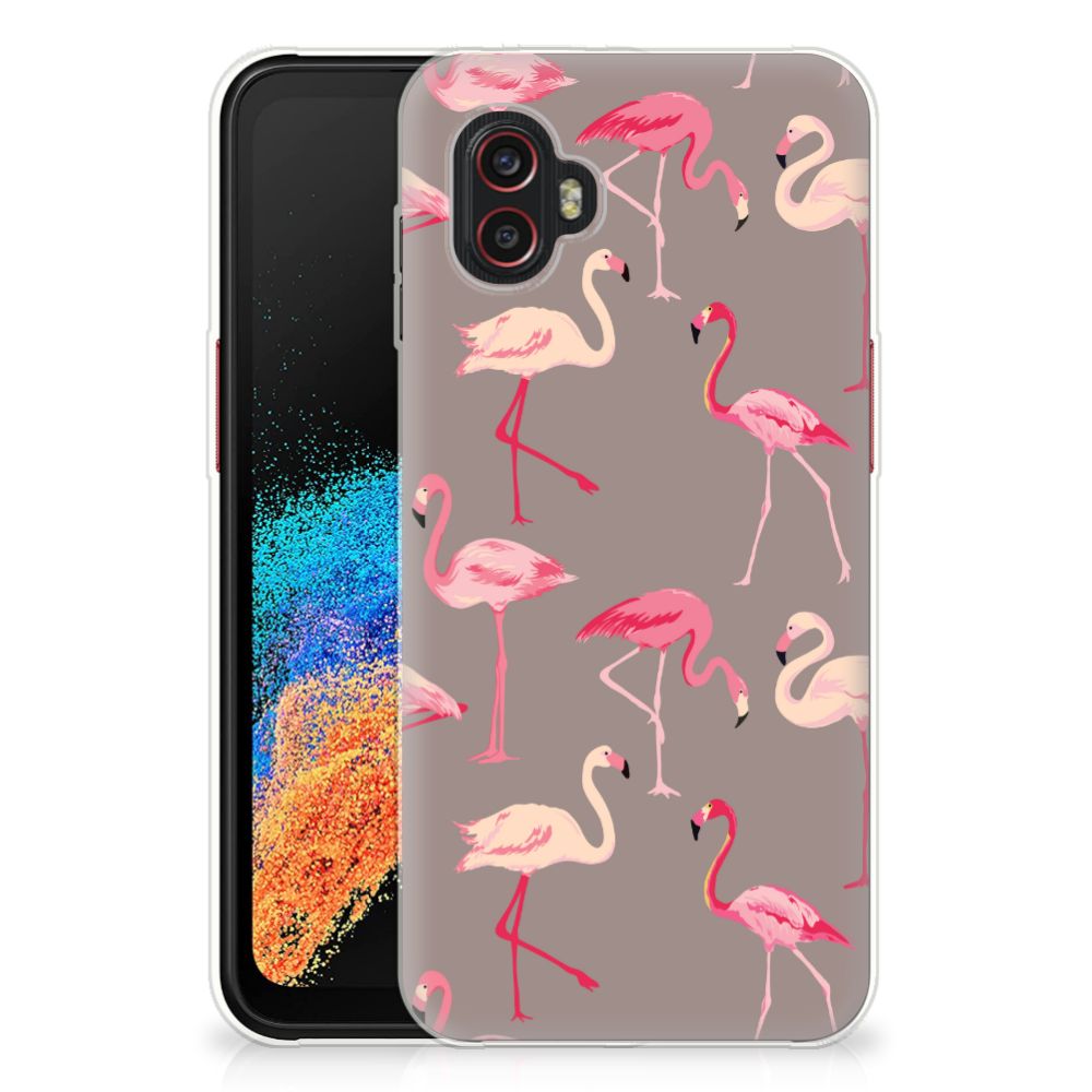 Samsung Galaxy Xcover 6 Pro TPU Hoesje Flamingo B2C Telecom