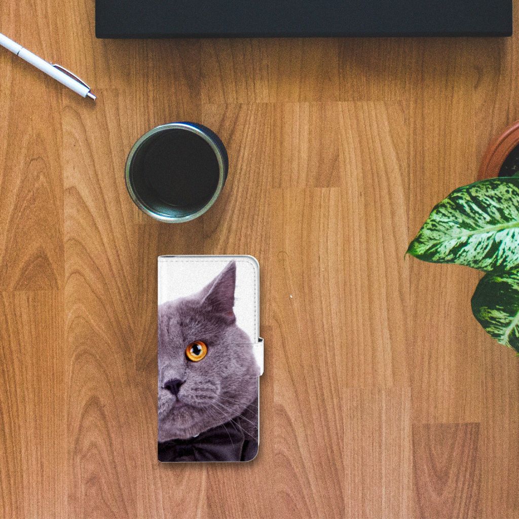 Samsung Galaxy S10 Telefoonhoesje met Pasjes Kat