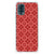 Samsung Galaxy M02s | A02s Doorzichtige Silicone Hoesje Batik Rood B2C Telecom