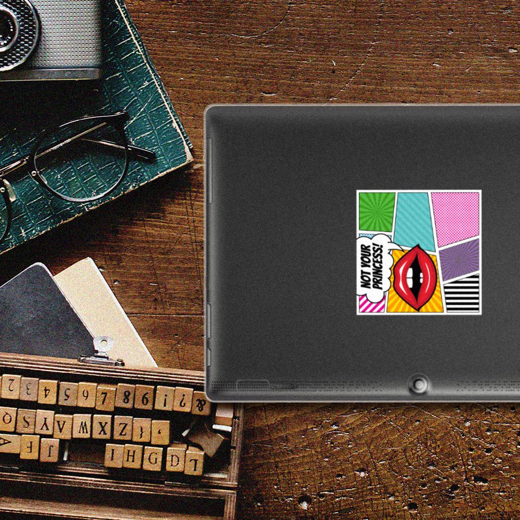 Lenovo Tab 10 | Tab 2 A10-30 Leuke Siliconen Hoes Popart Princess - B2C Telecom