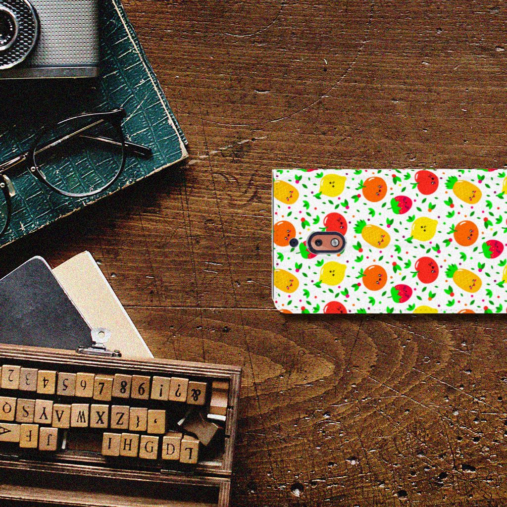 Nokia 2.1 2018 Flip Style Cover Fruits