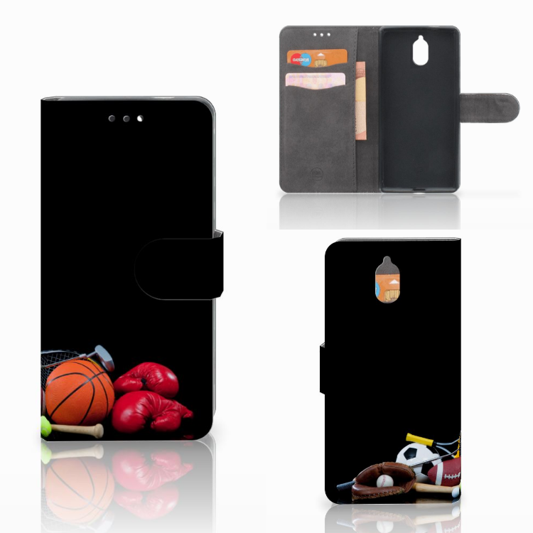 Nokia 3.1 (2018) Wallet Case met Pasjes Sports