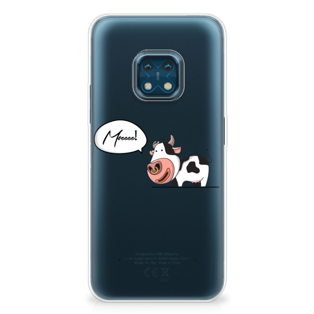 Nokia XR20 Telefoonhoesje met Naam Cow
