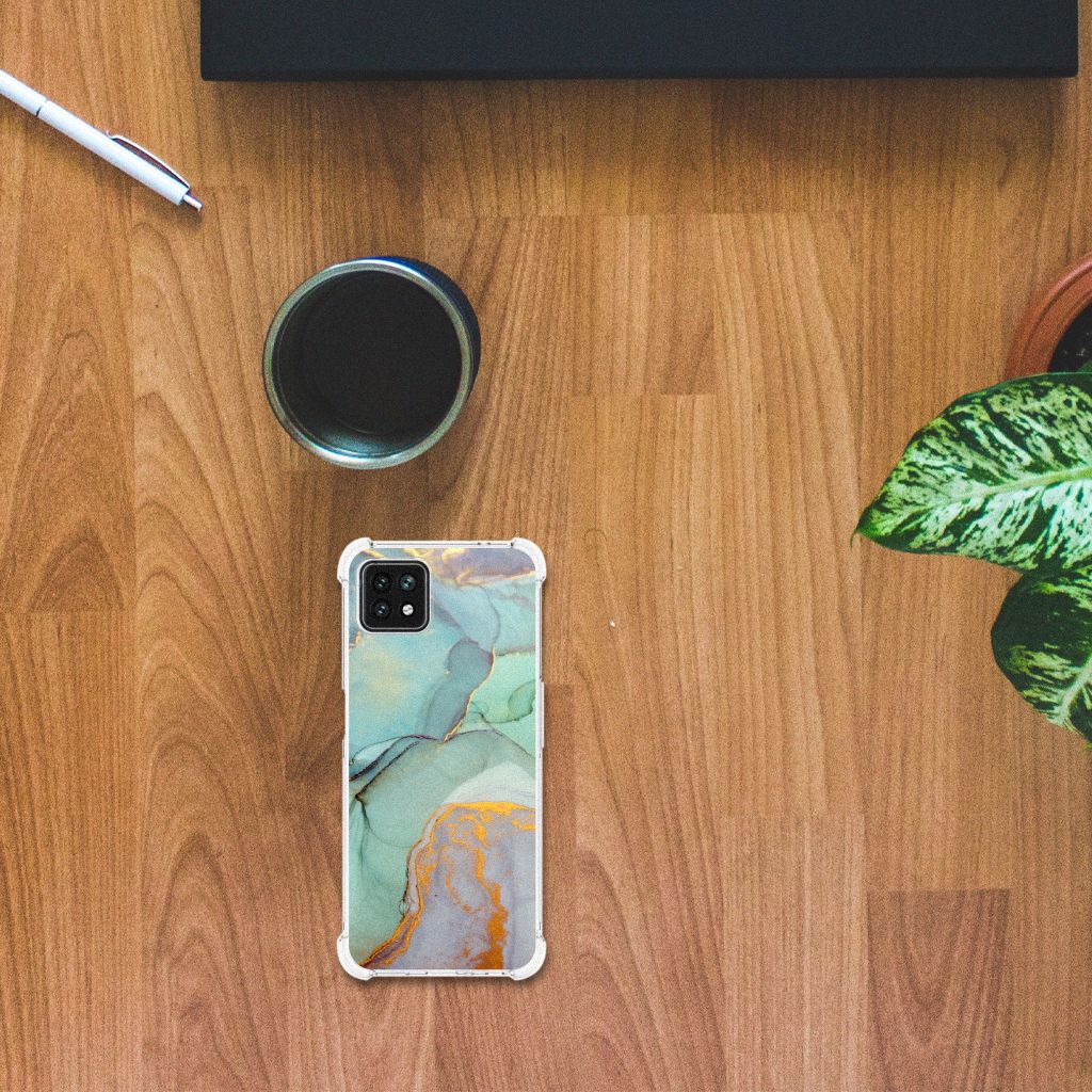 Back Cover voor OPPO A53 5G | A73 5G Watercolor Mix B2C Telecom