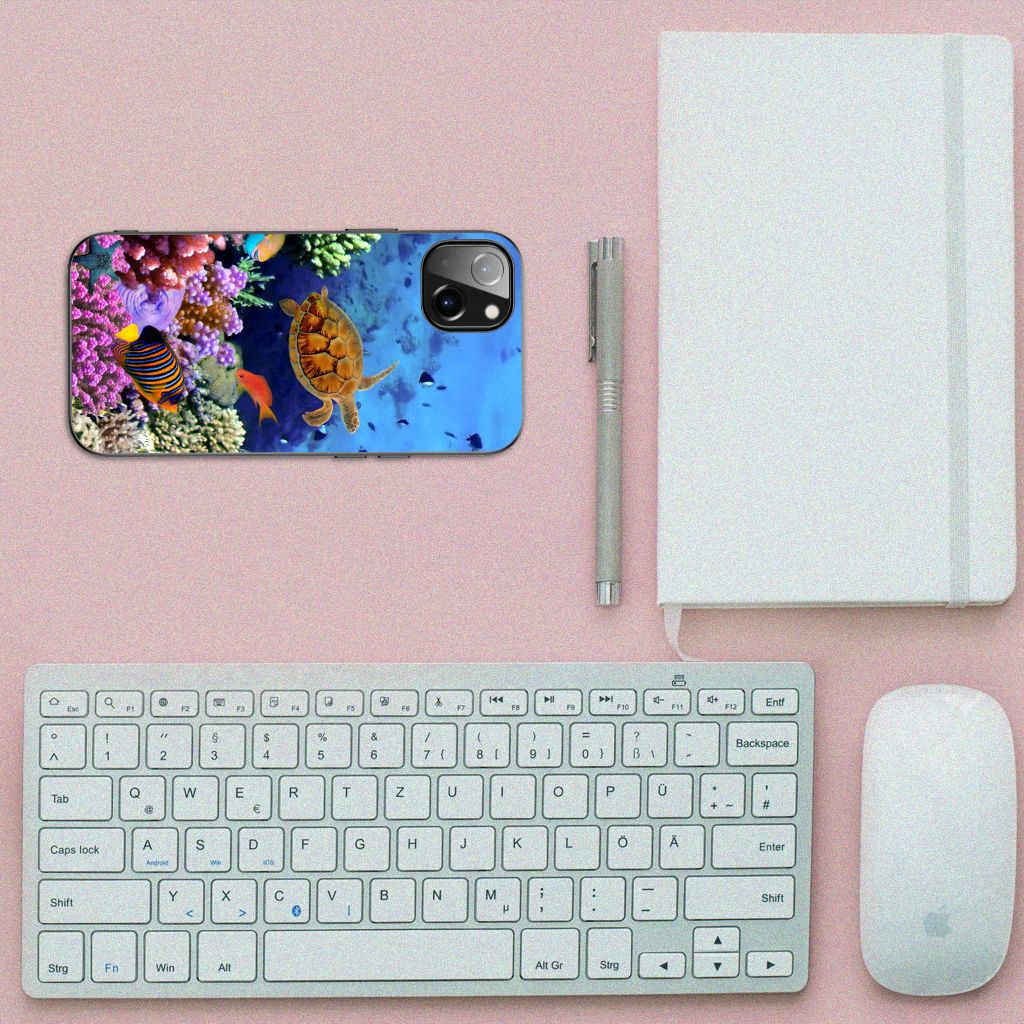 iPhone 14 Plus Dierenprint Telefoonhoesje Vissen B2C Telecom
