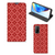 Xiaomi Mi 10T | 10T Pro Hoesje met Magneet Batik Rood - B2C Telecom