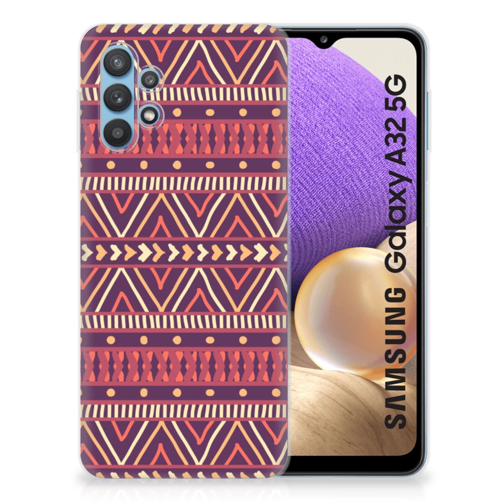 Samsung Galaxy A32 5G TPU bumper Aztec Paars B2C Telecom