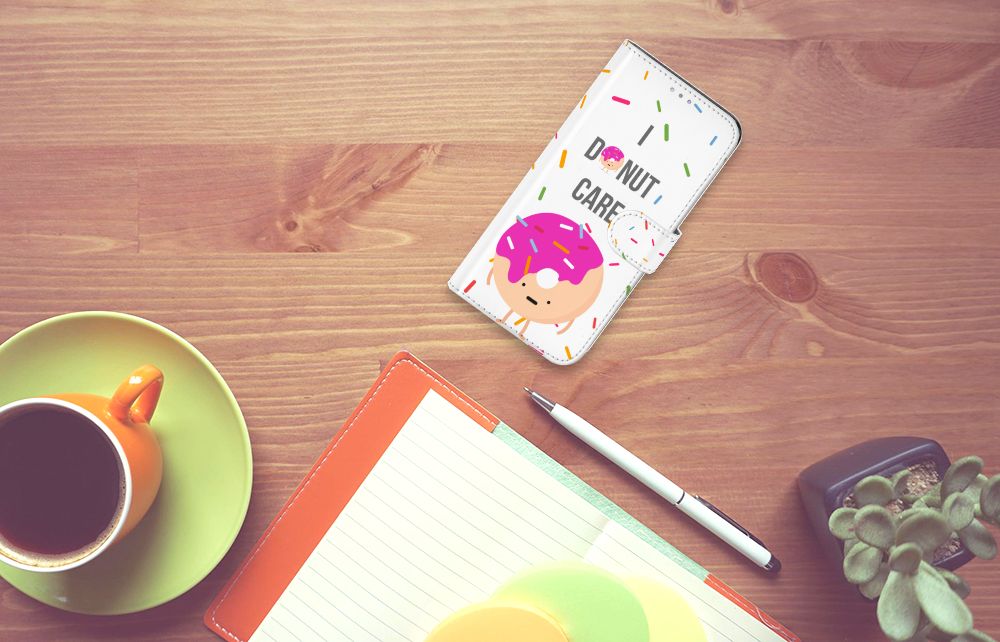 Samsung Galaxy A31 Book Cover Donut Roze