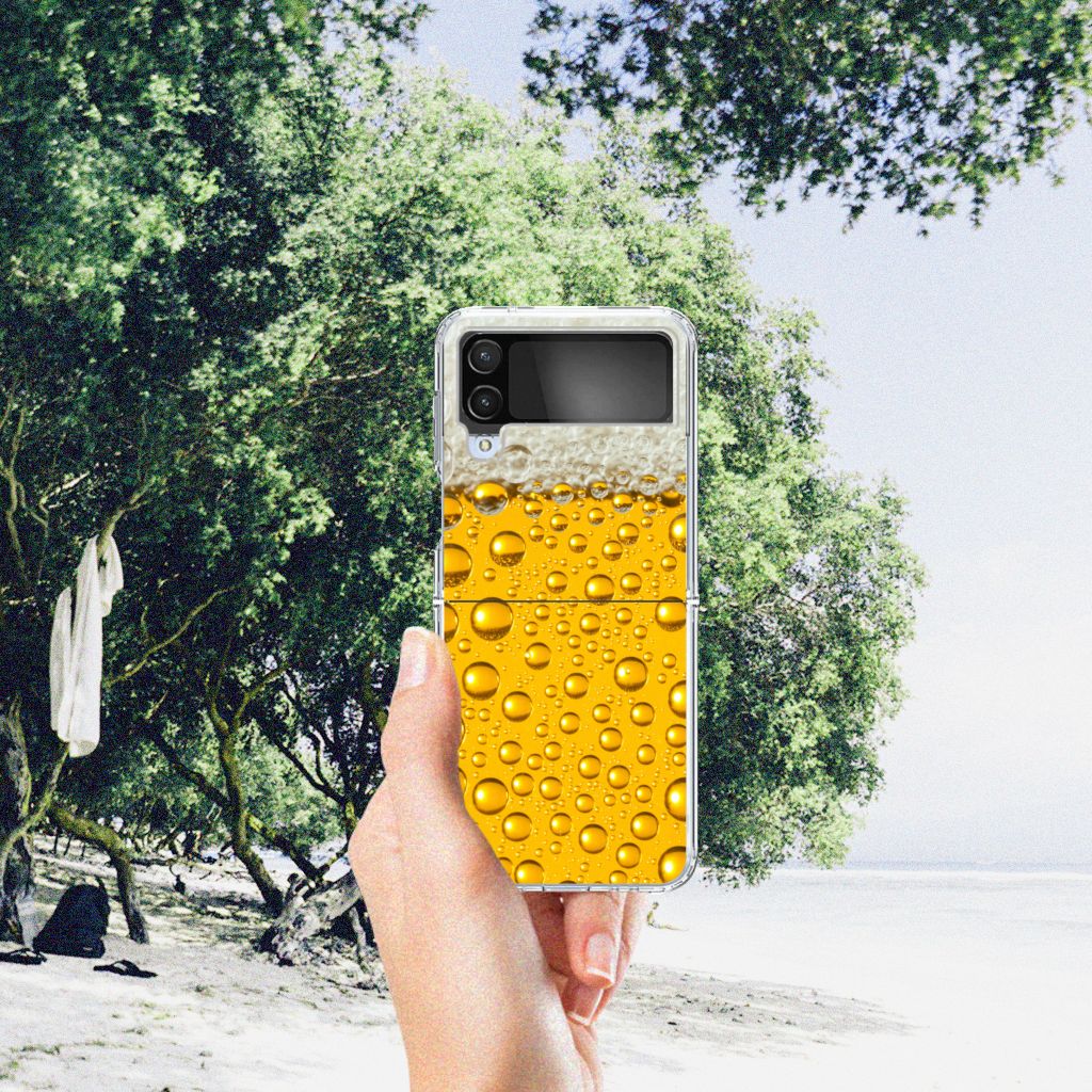 Samsung Galaxy Z Flip 4 Siliconen Case Bier B2C Telecom