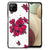 Samsung Galaxy A12 Bloemen Hoesje Blossom Red B2C Telecom