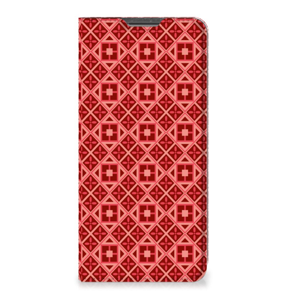 Xiaomi Redmi Note 11 Pro Hoesje met Magneet Batik Rood - B2C Telecom