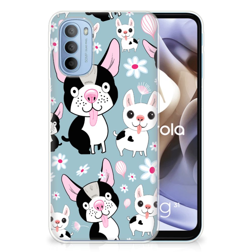 Motorola Moto G31 | G41 TPU Hoesje Hondjes B2C Telecom