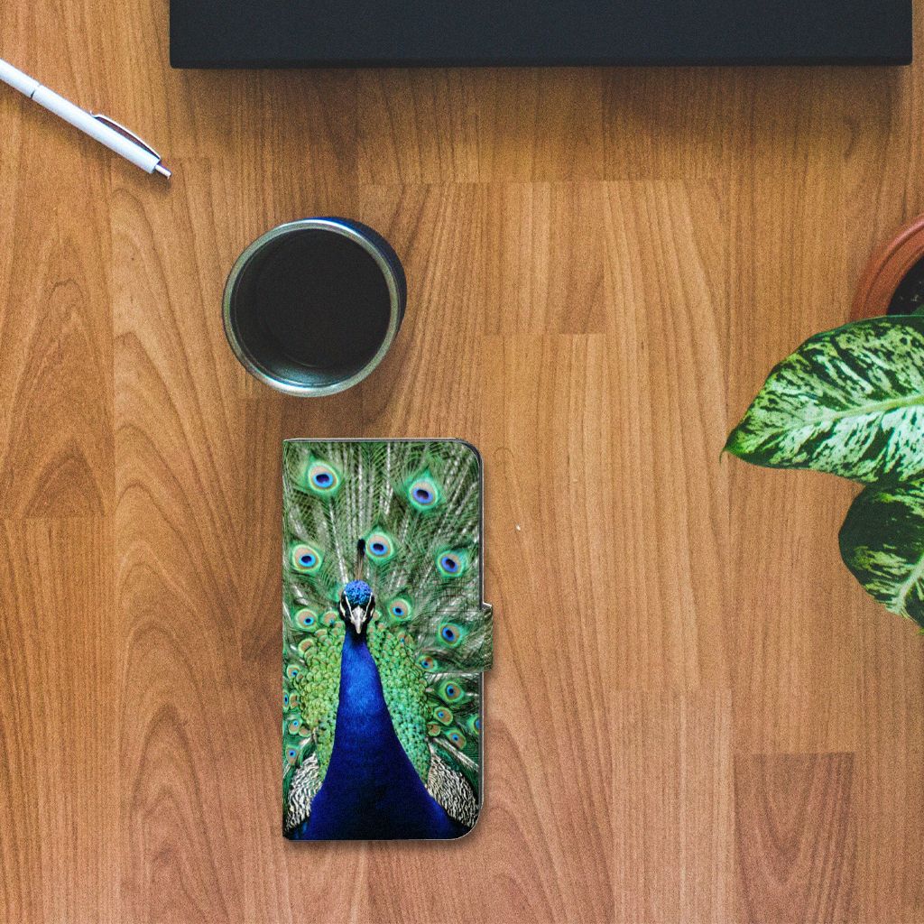 Xiaomi Poco X5 Pro | Note 12 Pro 5G Telefoonhoesje met Pasjes Pauw