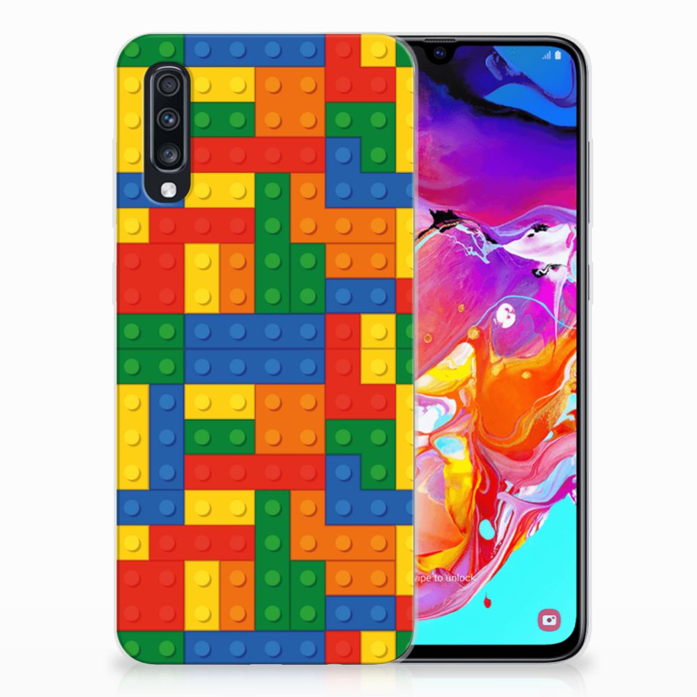 Samsung Galaxy A70 TPU bumper Blokken